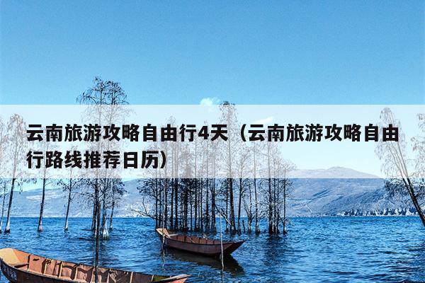 云南旅游攻略自由行4天（云南旅游攻略自由行路线推荐日历）