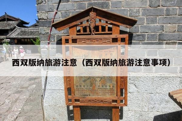 西双版纳旅游注意（西双版纳旅游注意事项）