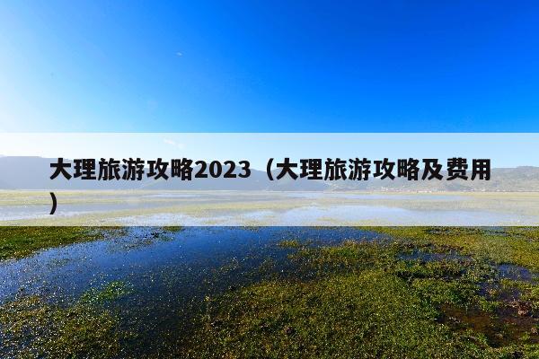 大理旅游攻略2023（大理旅游攻略及费用）